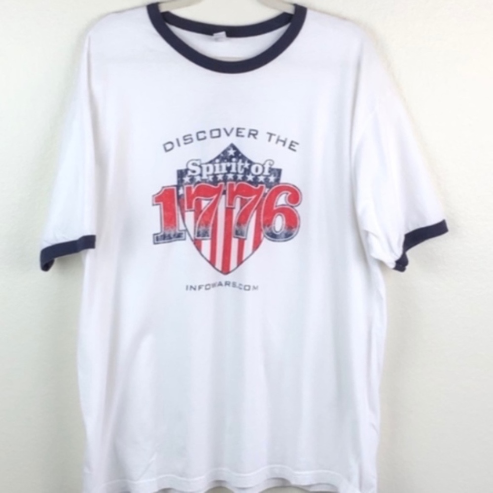 Vintage Spirit Of 1776 Graphic Tee 4th Of July